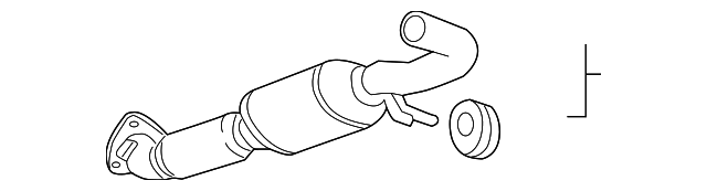 25942061 Деталь CONVERTER & PIPE