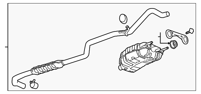 22918667 Деталь MUFFLER & PIPE