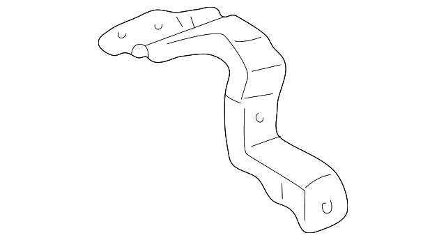 53084-AC010 FENDER BRACKET, LEFT