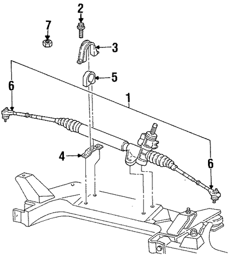 Neon STEERING GEAR & LINKAGE 3