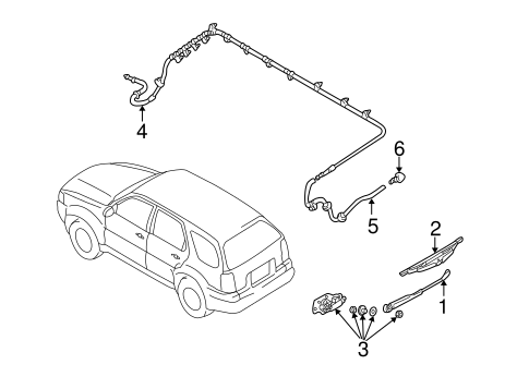 Escape WIPER & WASHER COMPONENTS 2