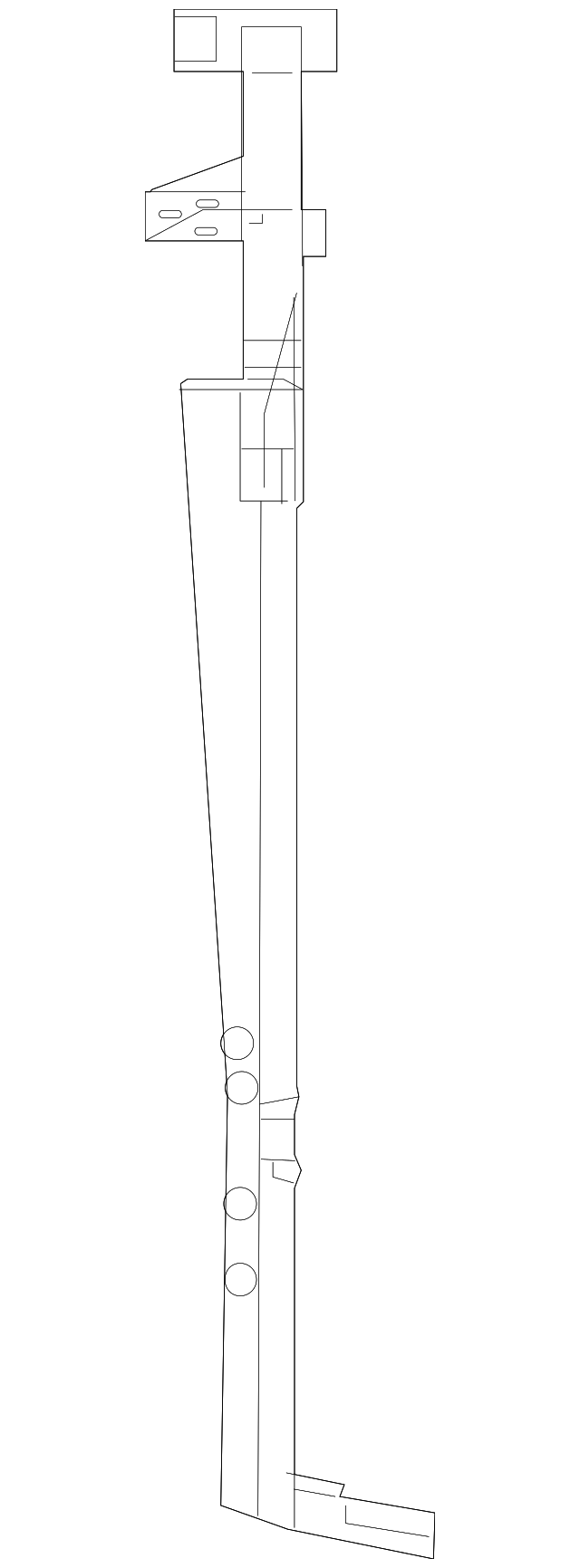 5166496AA Деталь SIDE FRAME, RIGHT