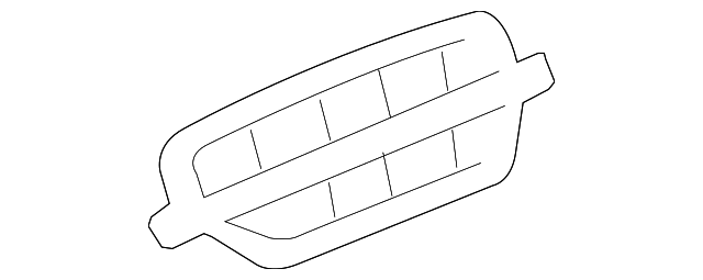 22761800 Деталь GRILLE, LEFT