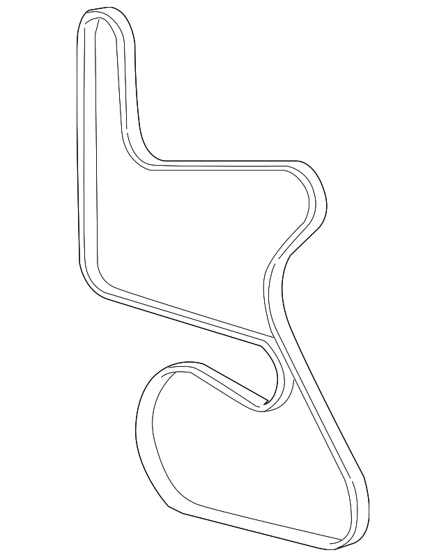 12575261 Деталь SERPENTINE BELT