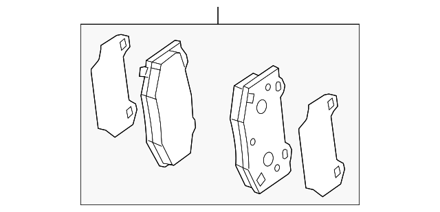 22847818 Деталь BRAKE PADS