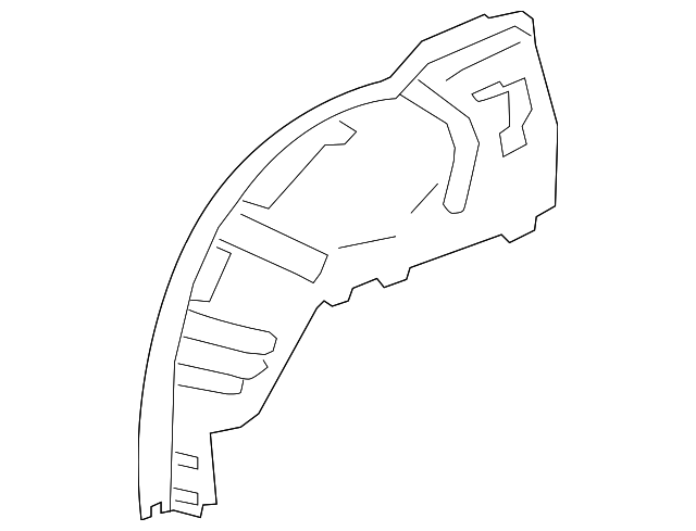 92223621 Деталь INNER WHEELHOUSE, RIGHT