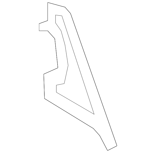 92219098 Деталь OUTER WHEELHOUSE INSULATOR, LEFT