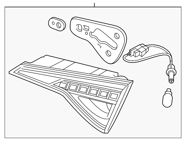 92403-C2100 Деталь BACKUP LAMP ASSY, LEFT