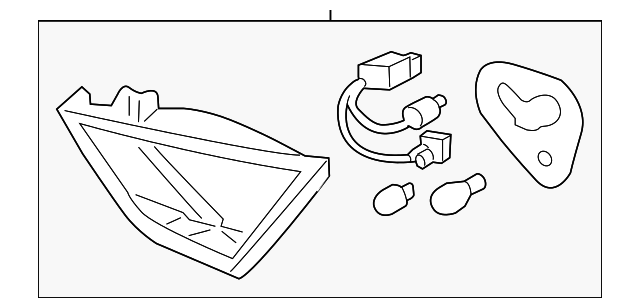 92404-3Q000 BACKUP LAMP ASSY, RIGHT
