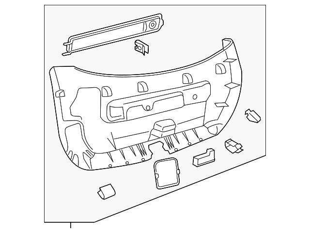 4G8-867-979-A-DK1 Деталь LOWER TRIM PANEL