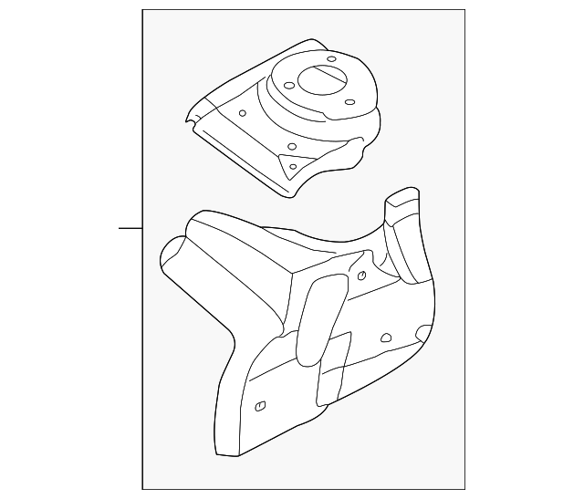 4580443AG Деталь APRON ASSY, LEFT