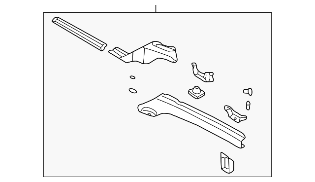 DS04580699AQ Деталь LOWER RAIL, LEFT