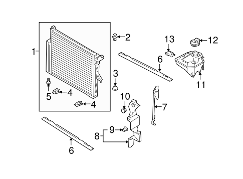 Touareg RADIATOR & COMPONENTS