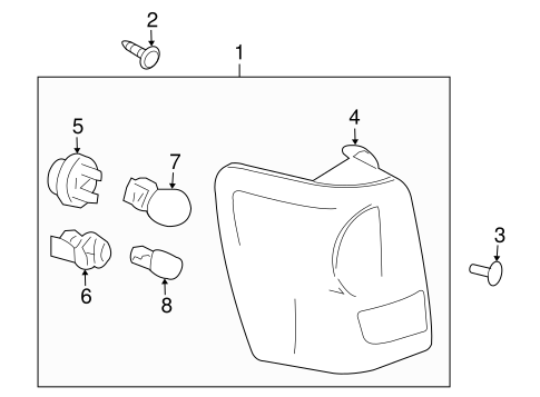 Tribute BULBS - CHASSIS 3