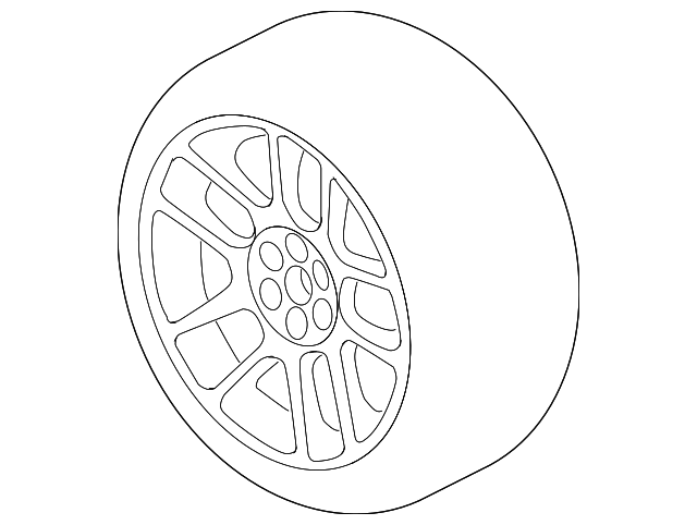 5290863AA Деталь WHEEL, ALLOY, LEFT