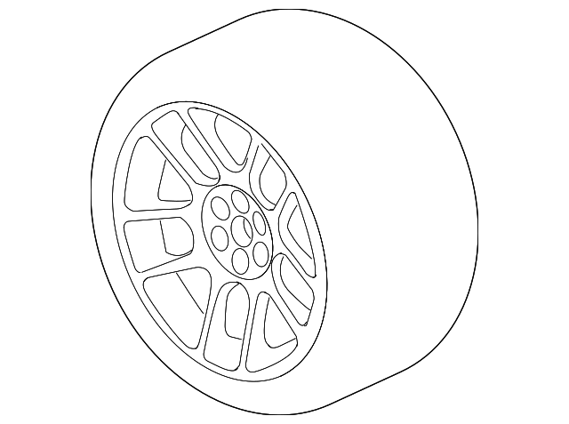 5290867AA Деталь WHEEL, ALLOY, LEFT