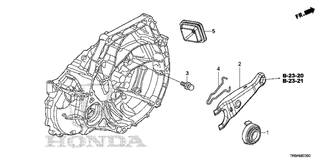 CIVIC SEDAN MT CLUTCH RELEASE (1.8L)
