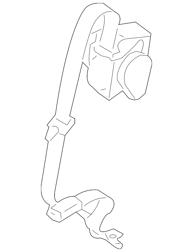ZZCA-57-740A-05 Деталь CENTER BELT ASSY