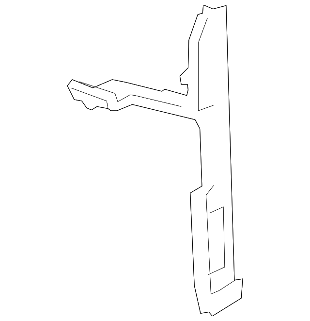 95427363 SIDE AIR BAFFLE, RIGHT