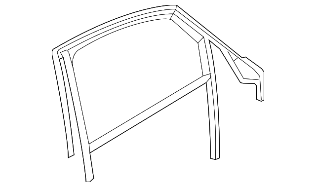 4H4-839-440-D Деталь WINDOW GUIDE, RIGHT