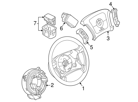 745Li STEERING WHEEL & TRIM