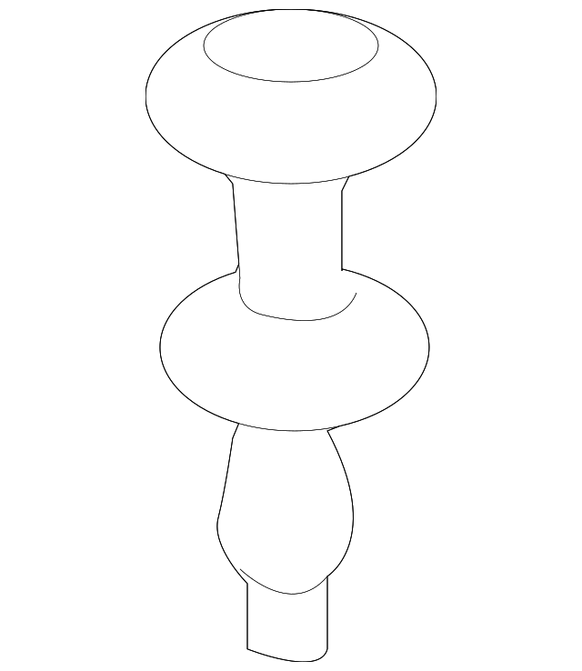 4D0-868-307 Деталь DEFROSTER DUCT RIVET