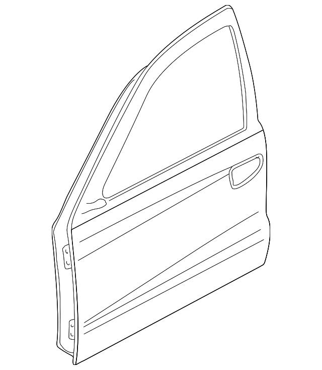 55256361 Деталь DOOR SHELL, LEFT