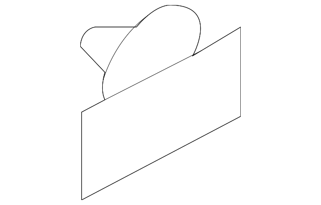 909130212 Деталь ROCKER MOLDING CLIP, RIGHT