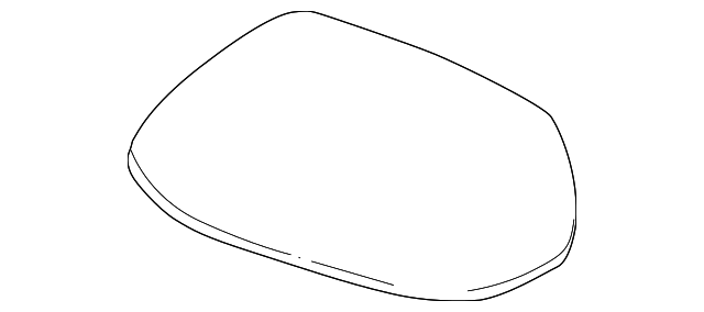 73200-SL0-A01 Деталь GLASS ASSY., RR. WINDSHIELD (GREEN) (ASA
