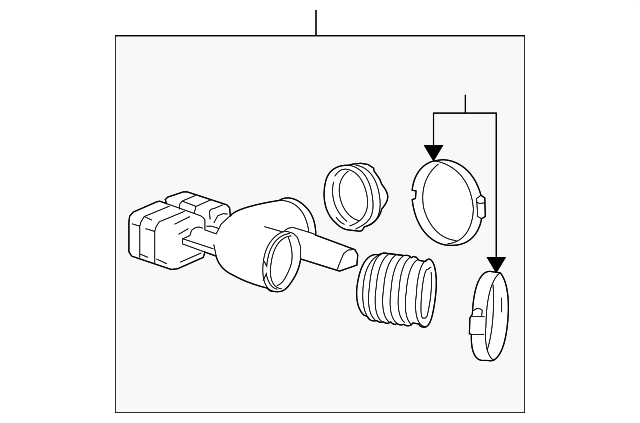 92196314 Деталь OUTLET DUCT