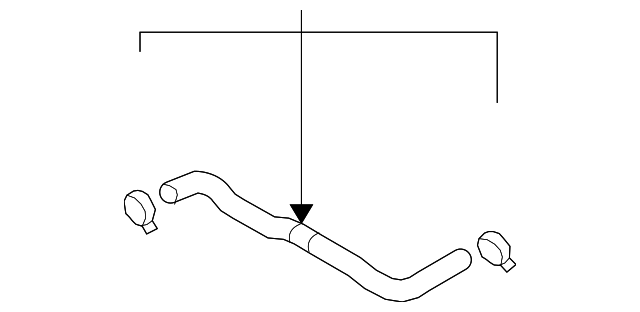 25411-2G200 UPPER HOSE