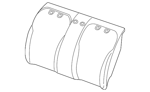 68086665AB Деталь SEAT BACK PAD