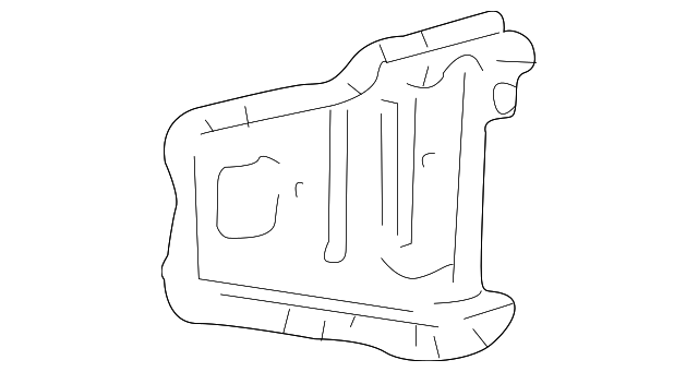 55713-34020 Деталь COWL SIDE PANEL, RIGHT