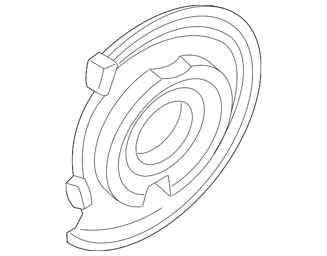25877333 BACKING PLATE, LEFT