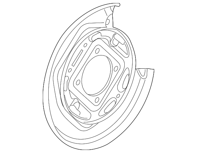 15111378 Деталь BACKING PLATE, RIGHT