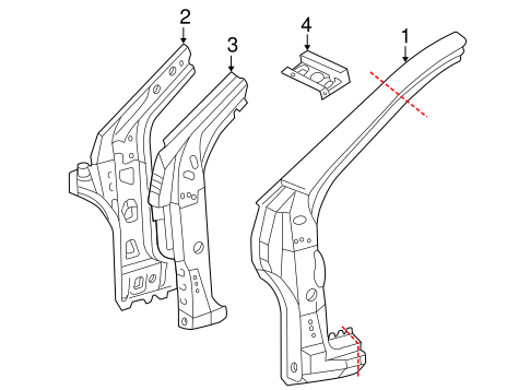 xA HINGE PILLAR