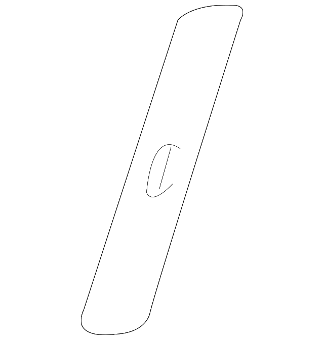 73135-0D020-B0 ADJUST COVER, RIGHT