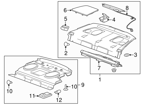 LaCrosse INTERIOR TRIM - REAR BODY 2