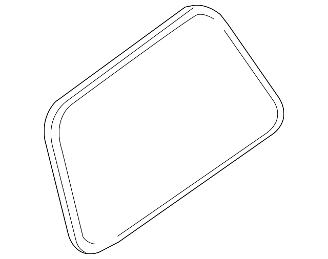 833527S01A Деталь WEATHERSTRIP, RIGHT