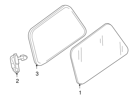 QX56 GLASS & HARDWARE