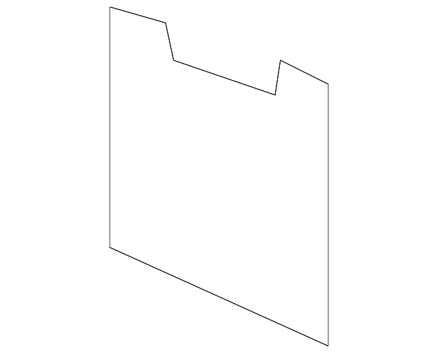 88981916 Деталь SEAT BACK FRAME REINFORCEMENT