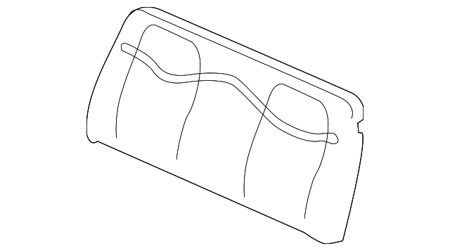 19127773 Деталь SEAT BACK PAD