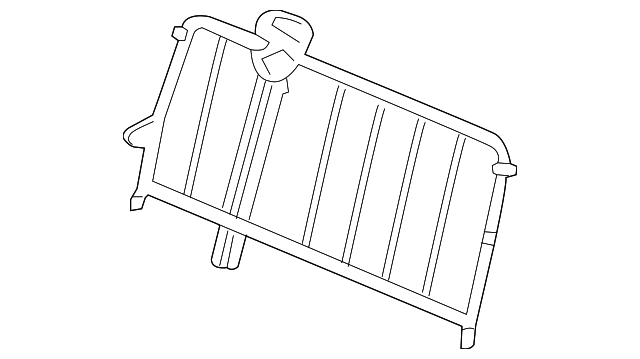 19127763 Деталь SEAT BACK FRAME