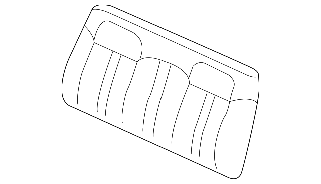 19328636 Деталь SEAT BACK COVER