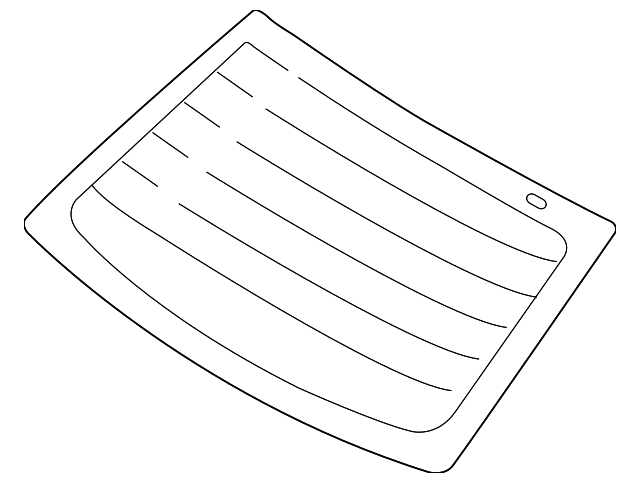 87110-0A000 Деталь BACK GLASS