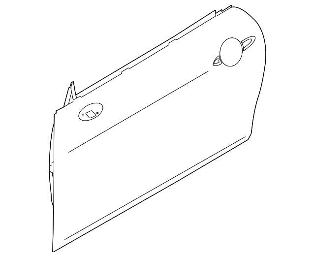 41-51-7-294-265 Деталь DOOR SHELL, LEFT