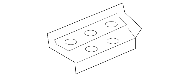 55728-0C010 COWL TOP PANEL REINFORCEMENT, RIGHT