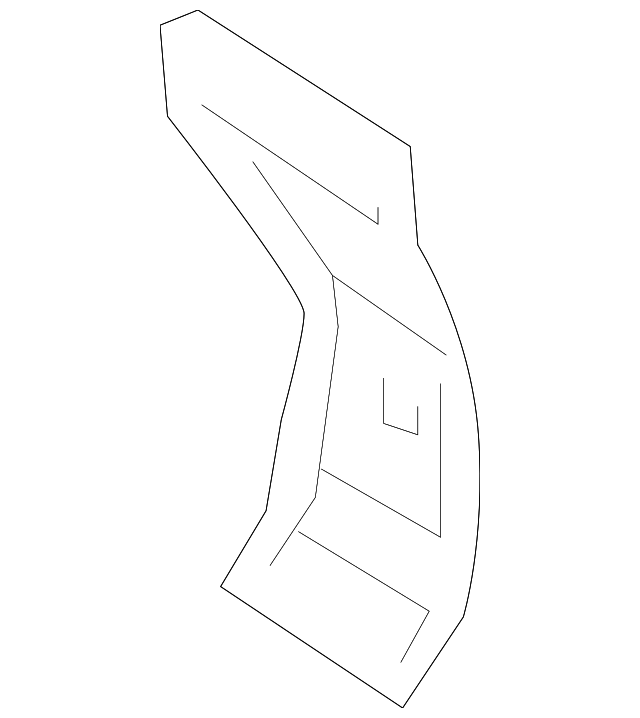 55753-0C010 COWL TOP PANEL BRACKET