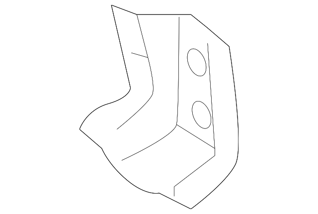 55743-0C020 COWL TOP PANEL PLATE
