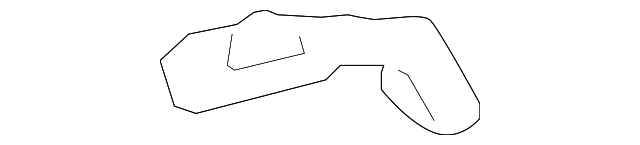 55792-0C010 DUCT COVER, LEFT